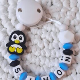 🩵Schnullerkette "SIMON" 🐧🩵
