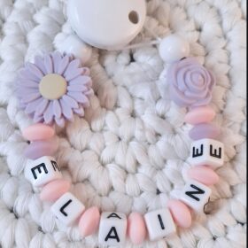 💜Schnullerkette "ELAINE"🌺💜