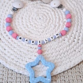 ♥️Kinderwagenkette "MARILYN" 🩵☁️