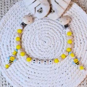 🐝Kinderwagenkette "MARA"💛🐝