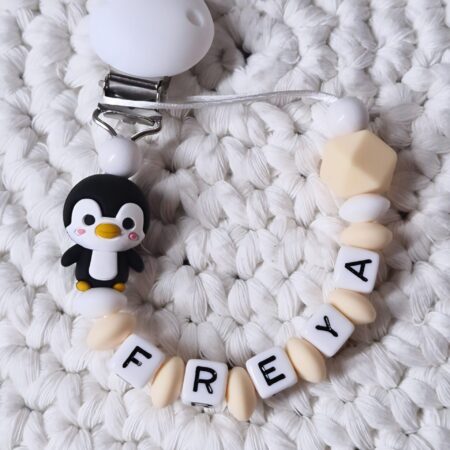 🐧Schnullerkette "FREYA" 💛🐧
