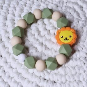 💚Greifring / Beißring "LÖWE" 💚🦁