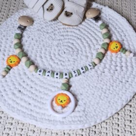 💚Kinderwagenkette "GABRIEL" 🦁💚