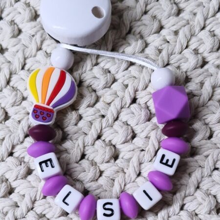 💜Schnullerkette "ELSIE" 🎈💜