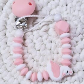 Schnullerkette Schwan