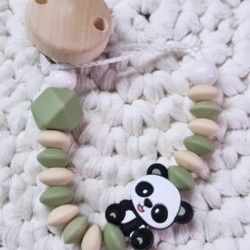 Schnullerkette Panda