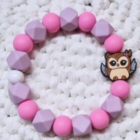 💗Greifring / Beißring "LUNA" 🦉💗 – Bild 3