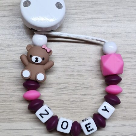 🎀Schnullerkette "ZOEY"🐻