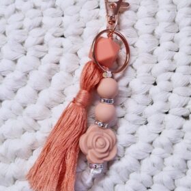 🎀Schlüsselanhänger mit Quaste💗 – Bild 5