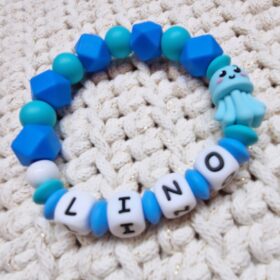 🪼 Greifring / Beißring "LINO" 🩵🪼 – Bild 3