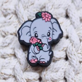 Elefant mit Blume
