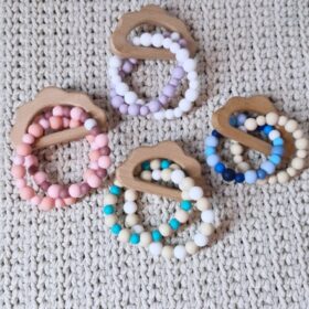 ⛅Holz-Silikon Greifringe 🌈🌳